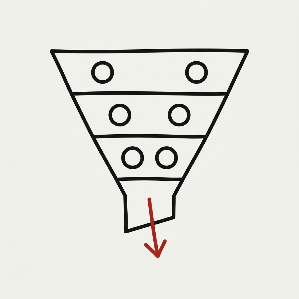 agentic AI infrastructure Canada sales agent qualification funnel schematic icon