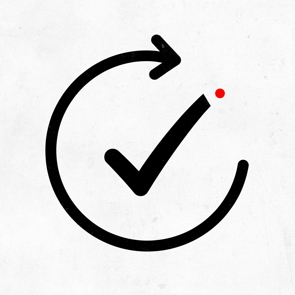 AI red team Canada brutalist post-engagement re-test loop schematic stamp icon