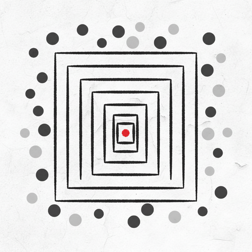 AI workflow audit Canada brutalist bottleneck diagnosis schematic stamp icon