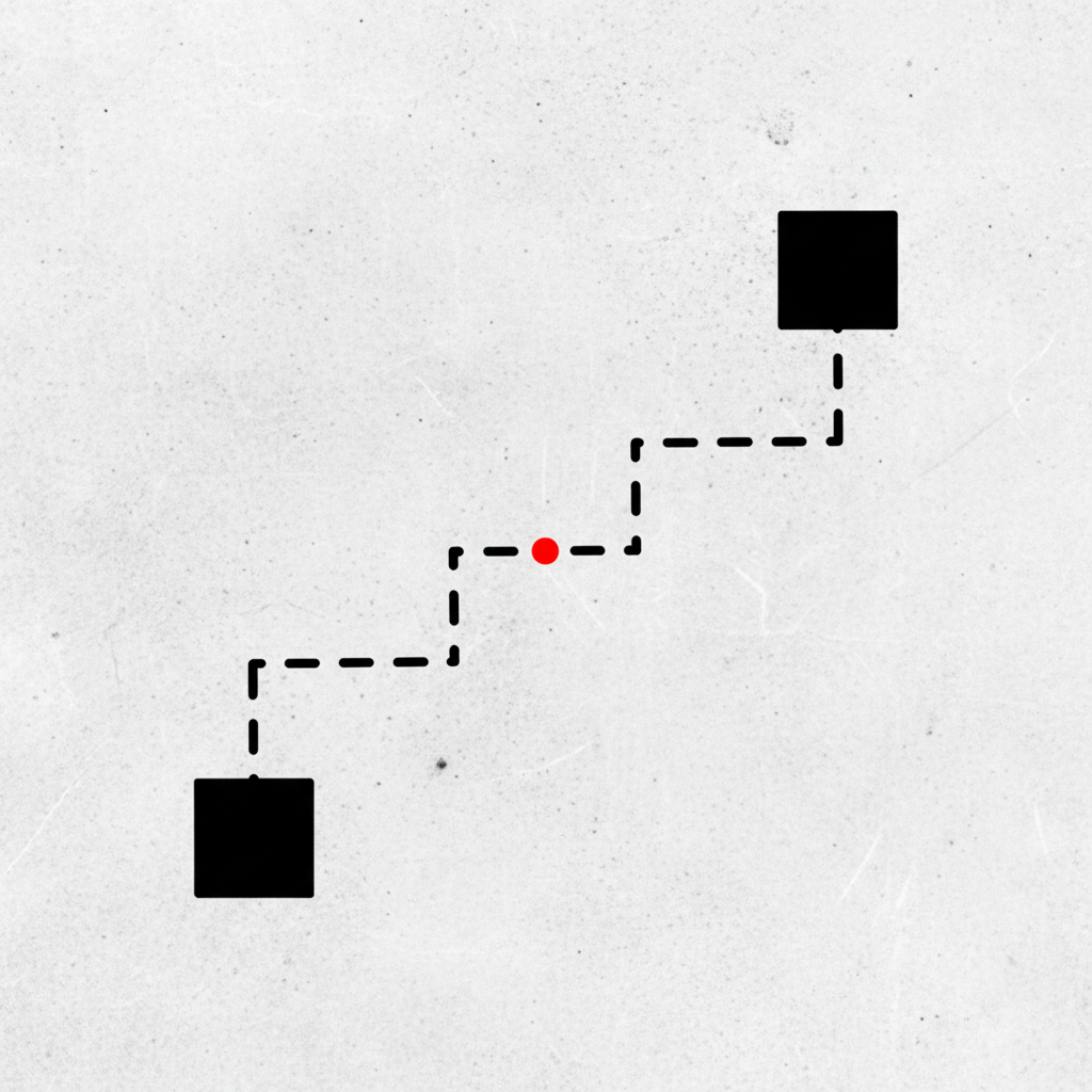 AI advisory retainer Canada brutalist async channel schematic stamp icon
