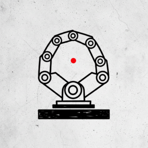 Open Claw AI deployment Basic brutalist concrete product stamp
